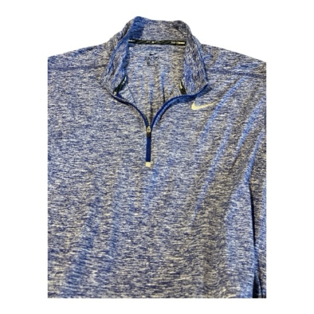 Nike Dri-FIT Heathered Blue Top - Picture 2 of 6